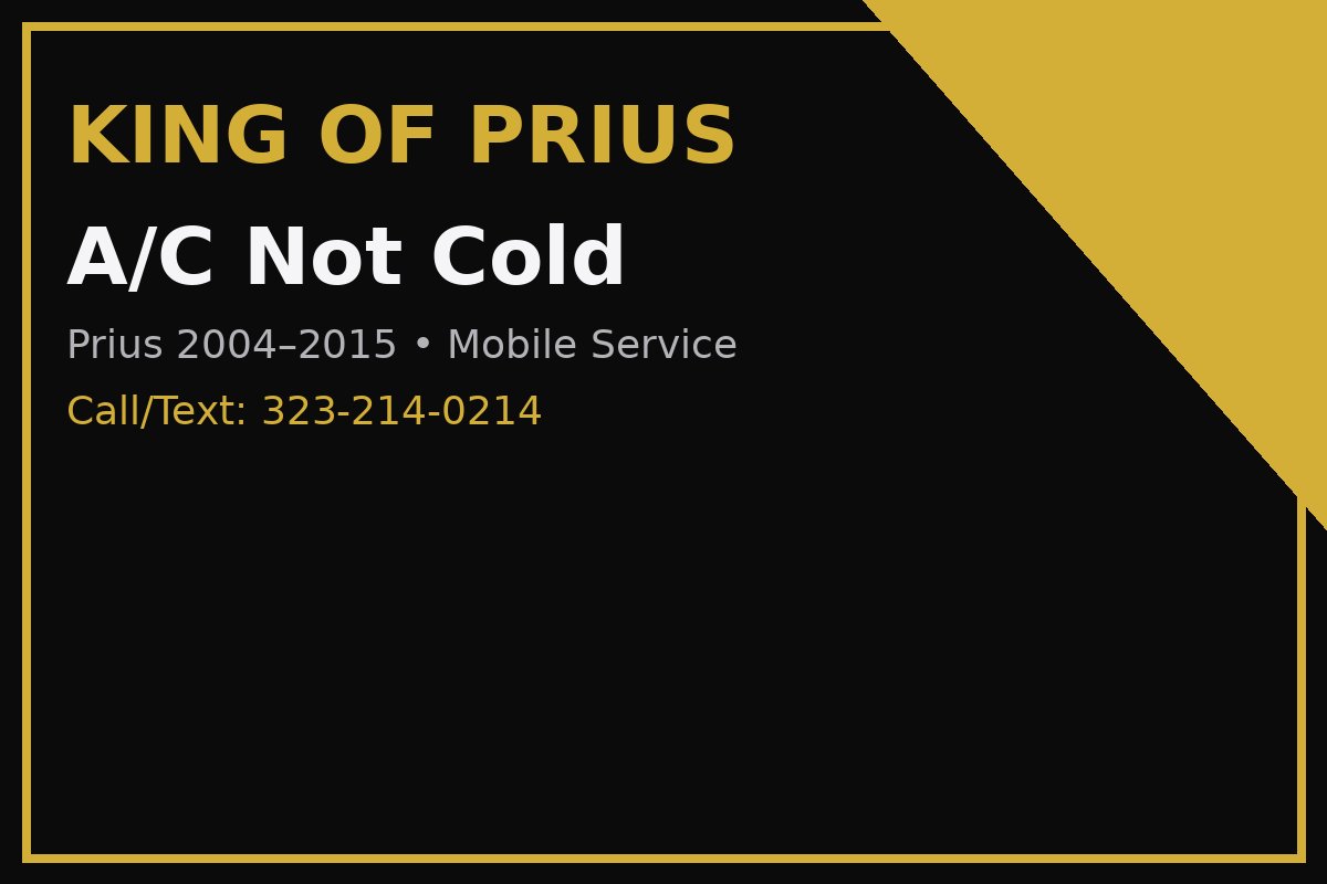 A/C Not Blowing Cold